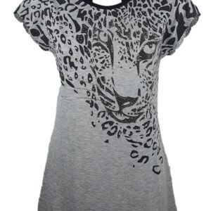 T.Shirt Donna Girocollo Jersey di Cotone Slim Fit