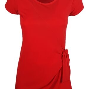 Donna Girocollo Jersey di Viscosa Slim Fit