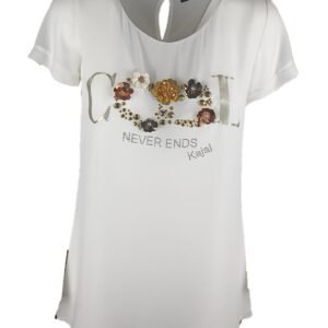 Blusa Donna - Stampa "COOL" ed Applicazioni