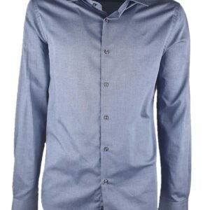 Camicia Uomo Piquet di Cotone - Manica Lunga
