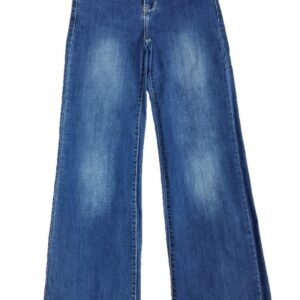 Jeans Denim 5 Tasche Palazzo Bootcut