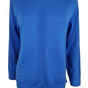 Maglia Donna Girocollo con intarsi