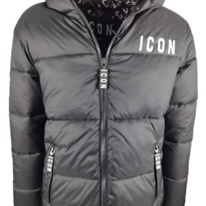 Piumino Fullzip cappuccio con Stampa logo