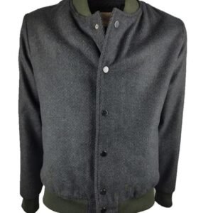 Giubbotto "Heritage Bomber" in Flanella Spigata